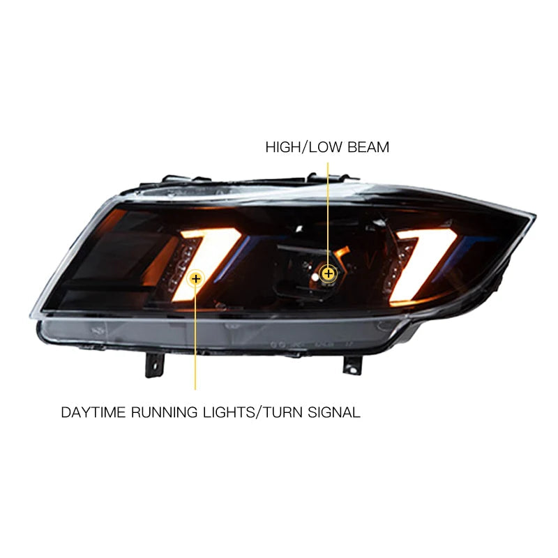 Snake Eye Headlight for BMW E90 2005-2008