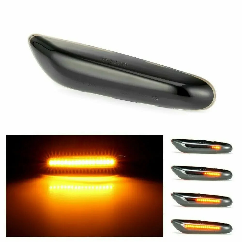 Sequential Flashing LED Side Marker Light For BMW E90 E91